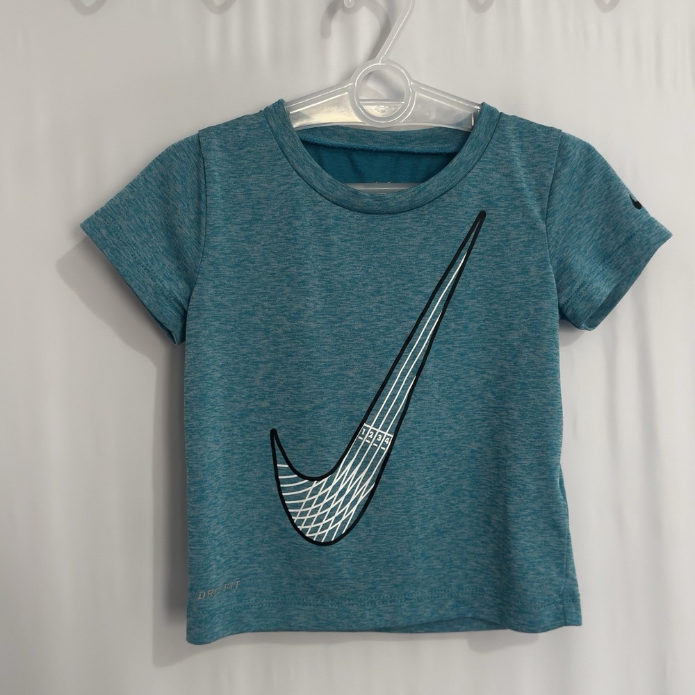 Size 18 Months Nike Dry Fit Teal Shirt Toddler